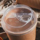 PP 커피 튼튼한 뜨거운 음료 100% 재생 가능 자원을 위한 플라스틱 컵 뚜껑