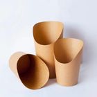 Kraft 종이 주문을 받아서 만들어진 로고 안정을 가진 처분할 수 있는 종이컵 와플 컵