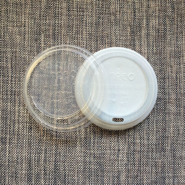 Pla 생물 분해성 컵 뚜껑, 재사용할 수 있는 컵 뚜껑 80mm 8oz 12oz 16oz 커피 잔을 위해 90mm