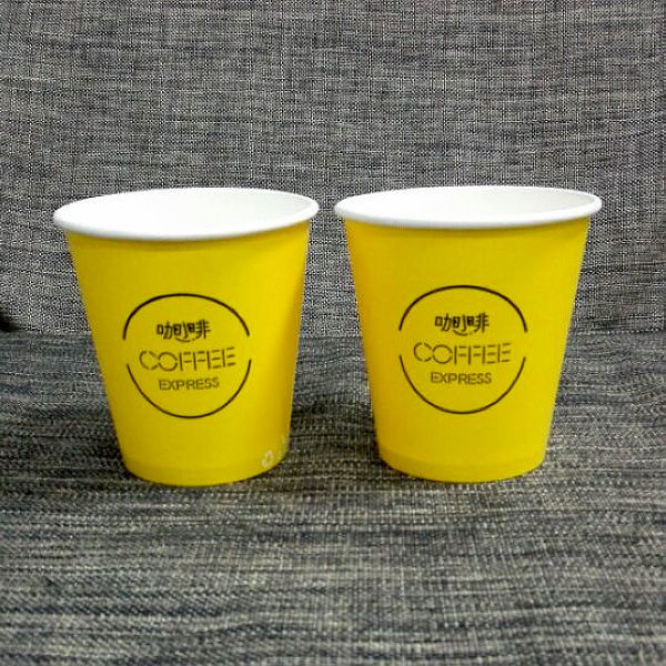 단 하나 벽 로고 음료 Ps PP 뚜껑을 가진 처분할 수 있는 종이컵 12oz 뜨거운 음료