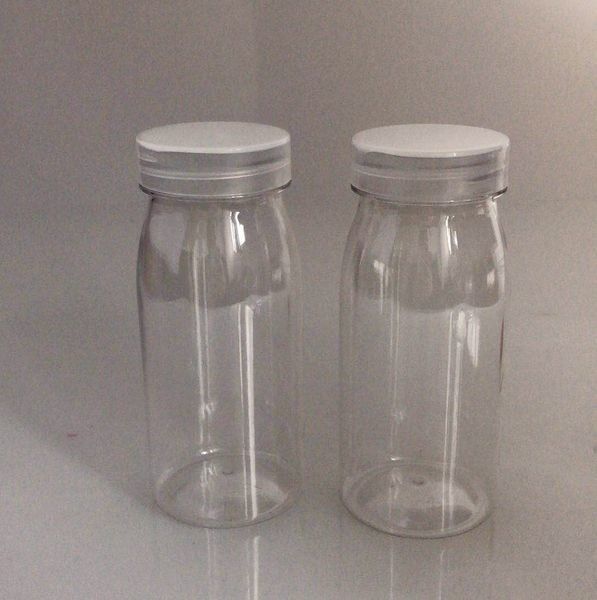 우유 차 처분할 수 있는 공급 플라스틱 음료 병 300ml 350ml 400ml 주스 포도주 Oem를 귀여워하십시오