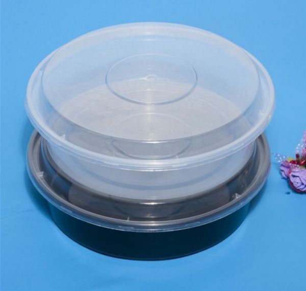 식사 처분할 수 있는 음식 콘테이너 대중음식점 처분할 수 있는 플라스틱 사각에 의하여 주문을 받아서 만들어지는 색깔