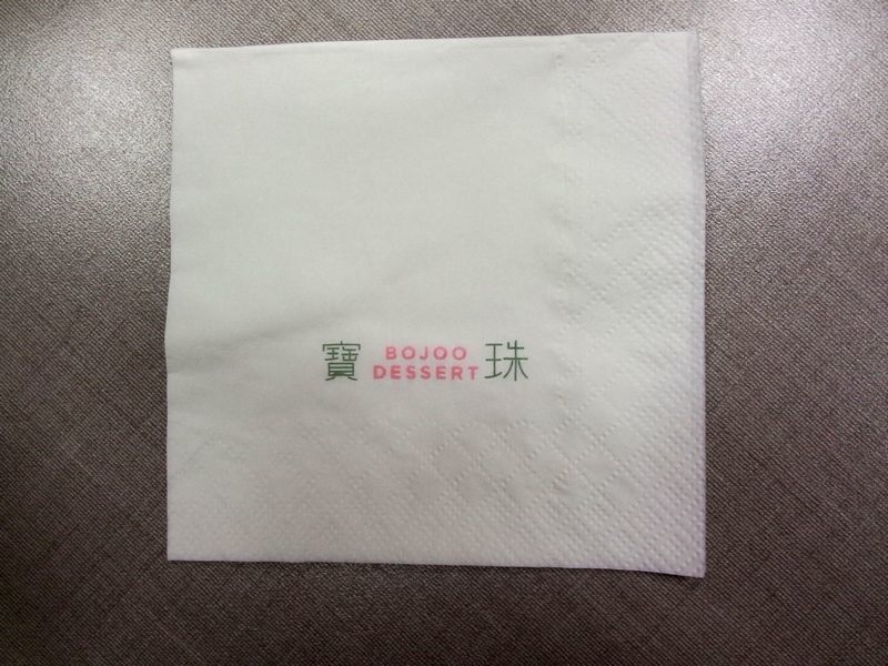 Boba 차 상점 테이블 냅킨 조직, 조직 저녁식사 냅킨 처녀 펄프 풀 컬러